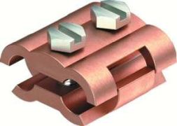 OBO Bettermann 260 8-10 MS brass parallel connector, 5315654