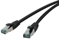 RED 2713-13-0006 Patch cable Cat.6a black 0.5m