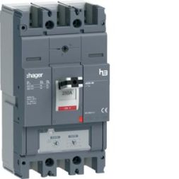 Hager HMJ250DR h3 x630 TM ADJ 3P3D 250A 50kA circuit breaker