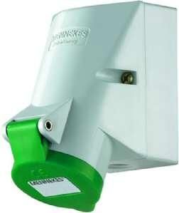 Mennekes 2169 wall socket 16A 3-pole 10h 50-500V IP44