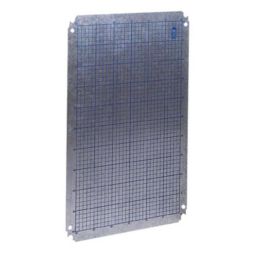 Schneider Electric NSYMS86 Single grid print H800xW600mm galvanized steel mounting plate
