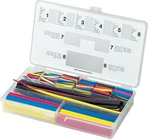 Intercable 183729 ICC90859 colored shrink tubing cut-off assortment box