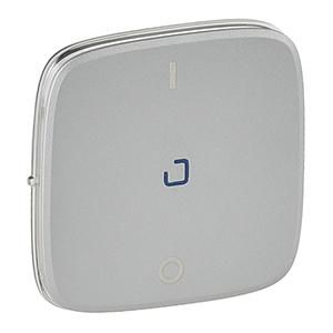 Legrand 755047 rocker switch Valena Allure SWITCH-OFF 2P LIGHT. AL , (aluminium)