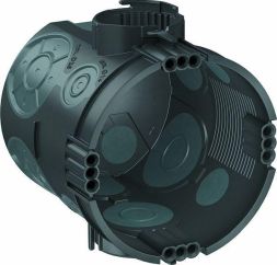 OBO Bettermann 2003708 UG 66-L airtight jet black RAL9005 device/junction box