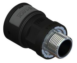 Fränkische Rohrwerke 4890472700 ASPA-12MB-10 black metal metric L connection screw