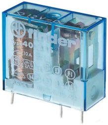 Finder 40.31.9.005.0000 1 changeover contact 10 A coil 5 V DC plug-in/print relay