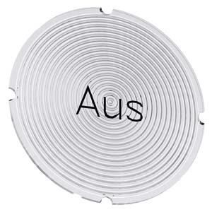 Siemens 3SU1900-0AB71-0AC0 Insert plate round milky symbol Off