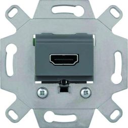 MERTEN MEG4583-0000 HDMI connection box insert 1-way mouse grey