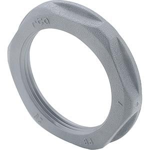 Legrand 386567 lock nut PG29 nylon RAL7001, (dark grey)