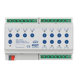 MDT AKS-1210.03 KNX switching actuator standard 10 A | 12-way