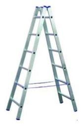 PROTEC.class 05101000 Ladders Aluminium stepladder 2x5 PASL25