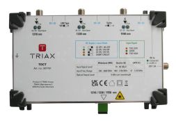 Triax 307791 TOCT SAT + TERR, SC APC connectors optical transmitter