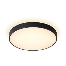 EVN DUD600925 30W 2460/2610lm 3K/4K IP20 DALI round black LED ceiling light