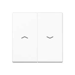 Jung A595PWW rocker switch 2-way, with arrow symbols, Duroplast, Series A, alpine white