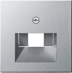 Gira 027026 cover UAE/IAE/ISDN System 55 color aluminum