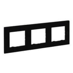 Legrand 864573 frame Niloe Step 3-way, (black)