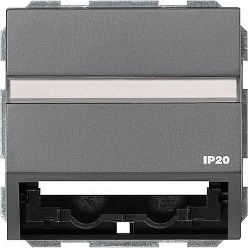 Gira 087067 Data cover BSF with support ring Gira TX_44 anthracite