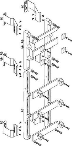 ABN flat 185mm with CU 50x10mm 5-pole 150mm busbar module (MFSC18985)