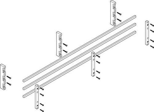 ABN flat 60mm with CU 12x10mm 3-pole 32mm busbar module (MFSC42633)