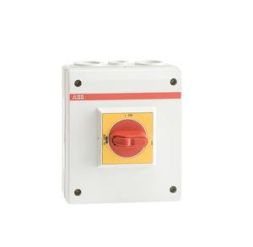 ABB Stotz-Kontakt OTP16A3M, safety switch 3-pole 7.5 kW 400V with red-yellow handle, 1SCA022399R6750