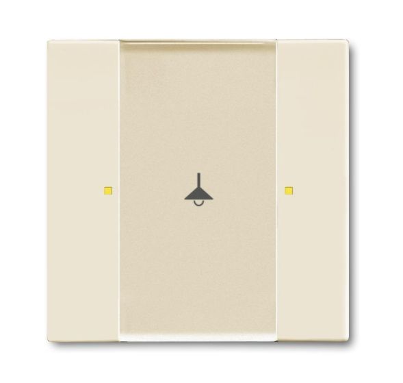 Busch-Jaeger 6125/02-82 control element, 1/2-way, multifunction/colour concept ivory white