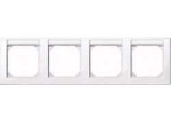 MERTEN 471425 frame 4-way horizontal active white glossy