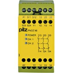 Pilz 774729 PNOZ X6 24VAC 24VDC 3n/o emergency stop relay