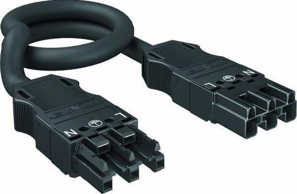 OBO Bettermann 6108722 3x2.5mm WINSTA 8000x27x15 PA black connection cable