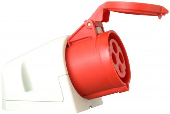 Kopp 103000006 CEE socket 4p 32A 6h 400V/rt IP44 AP