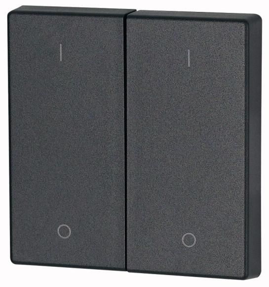 Eaton CWIZ-02/14 rocker switch, 2-way, I/0, anthracite, 147596