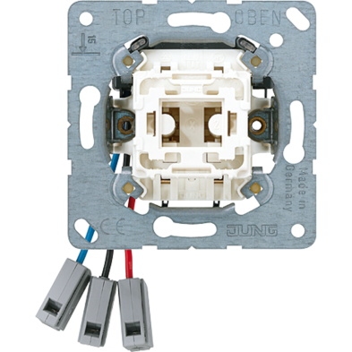 Jung 531KO5EUM24 hotel button, external unit, with red and green LED light 24 V ~, 1-pin normally open contact, without claws