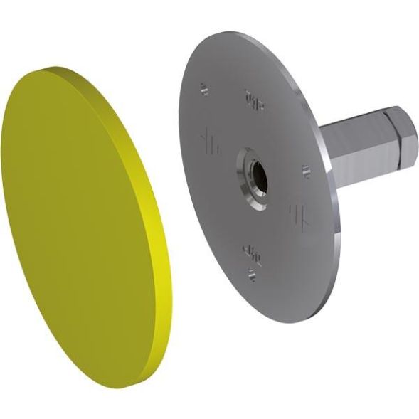 Pröpster 112 004 V4A flexible connection PE plate D:80mm M12 earthing fixed point