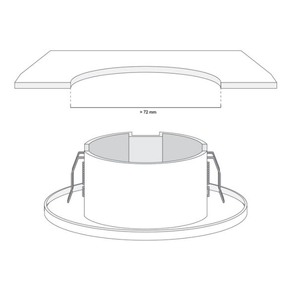 LUNATONE 86458621-B-ZD DALI combination sensor DE | Standard | black | 12 m