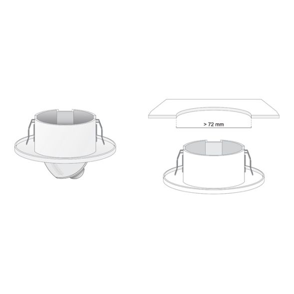 LUNATONE 86458621-B-ZD DALI combination sensor DE | Standard | black | 12 m