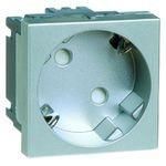 Hochköpper 00516511 D 6211.70 EMS SI WI aluminum-painted socket SCHUKO