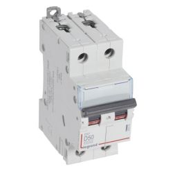 Legrand 409456 Circuit breaker DX3 D50A 2P 10KA 2M