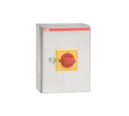 ABB Stotz-Kontakt OTR25A4M, safety switch 4-pole 15 kW 400V with red-yellow handle, 1SCA022613R3320