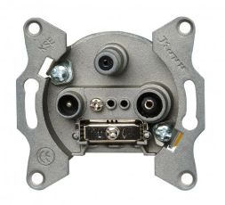 Kopp 916400181 3-way TV/RF/SAT antenna socket