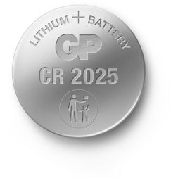 GP 0602025C4 Lithium button cell CR2025 3 V, blister pack of 4