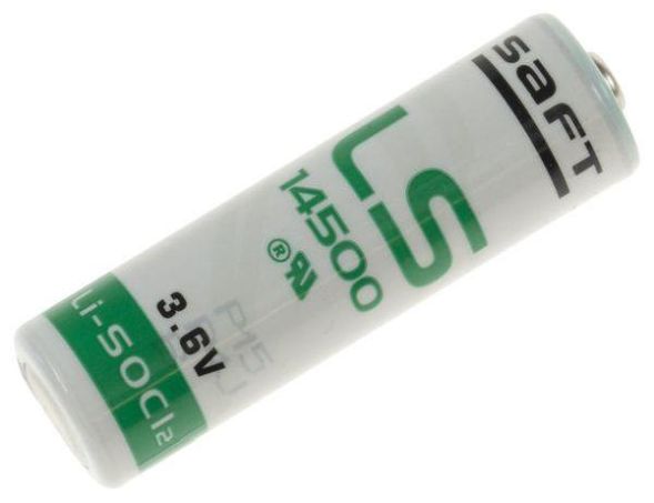 Hückmann 141618 Lithium LiSOCl2 3.6V/2600mAh LS 14500 AA battery