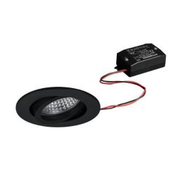 Brumberg 38143083 38143 EBS 6W 230V black LED recessed ceiling spotlight