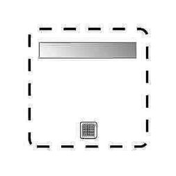 ELSO 091050 dome/lens 8mm, clear, square