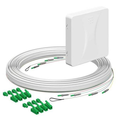 Kaiser 4252051 Gf-TA E3S AP 4xF LC/APC DX L:20m Gf-GV subscriber connection