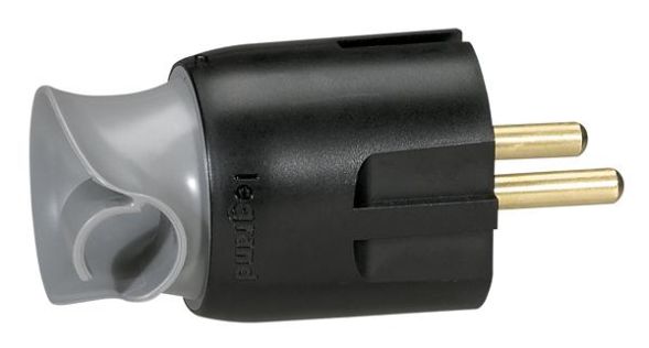 Legrand 050173 Plug rotatable on for sw/gr, (black)