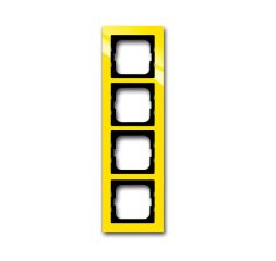Busch-Jaeger 1725-285 cover frame, 5-way frame yellow