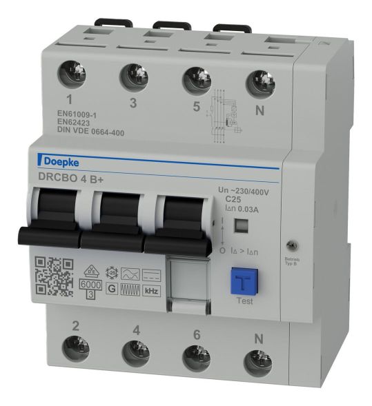 Doepke 09948326 DRCBO 4 C25/0.03/3N-B+ FI/LS combination