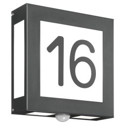 CMD 62/HN/A/BM anthracite stainless steel wall light