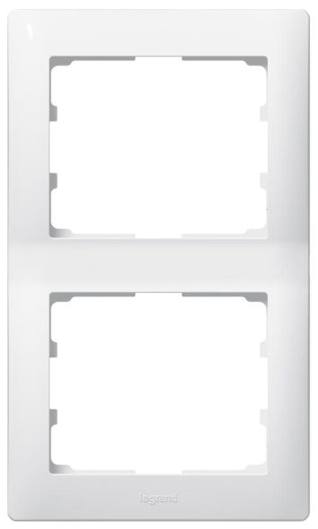 Legrand 771006 Frame Galea 2-way vertical ultra-white white, (white)