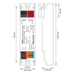 LUNATONE 89453844-1500DE DALI LED dimming actuator CC DT6 DE | 1-fold, 1500 mA