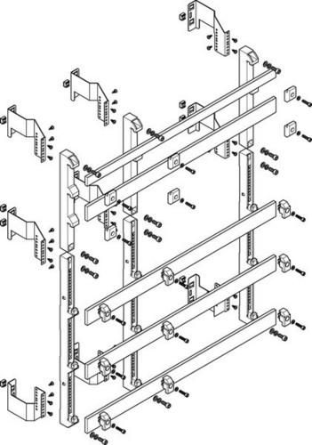 ABN flat 185mm with CU 50x10mm 5-pole 150mm busbar module (MFSC38985)